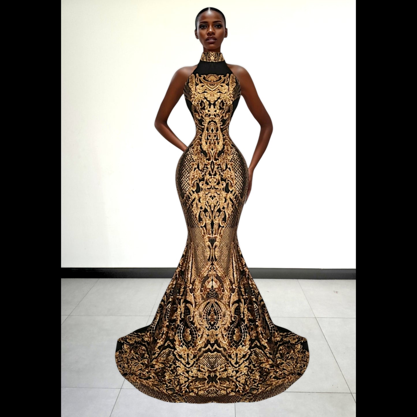 Jadore Sequin Mermaid Gown (Ready to ship)