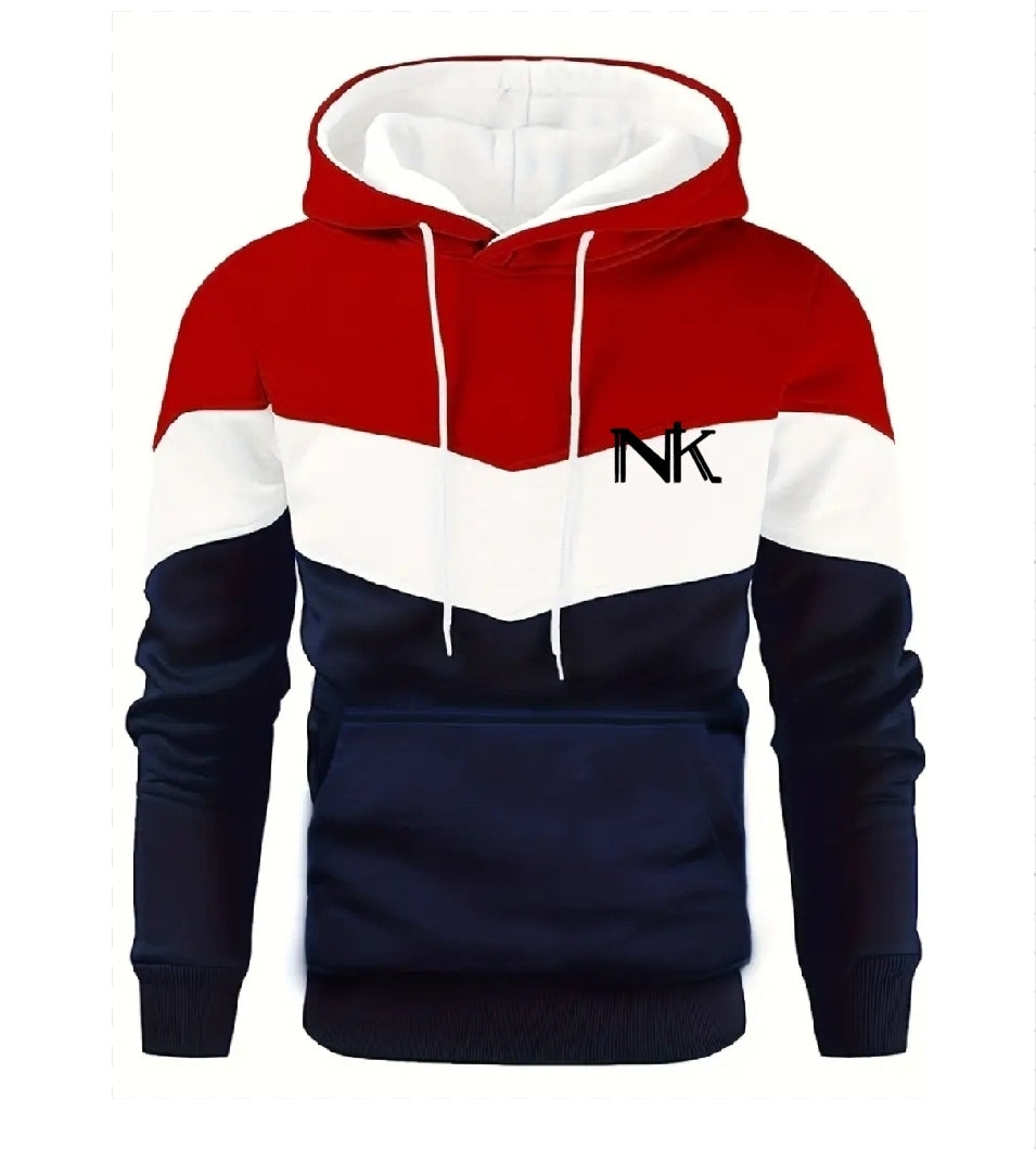 NK three colour hoodie