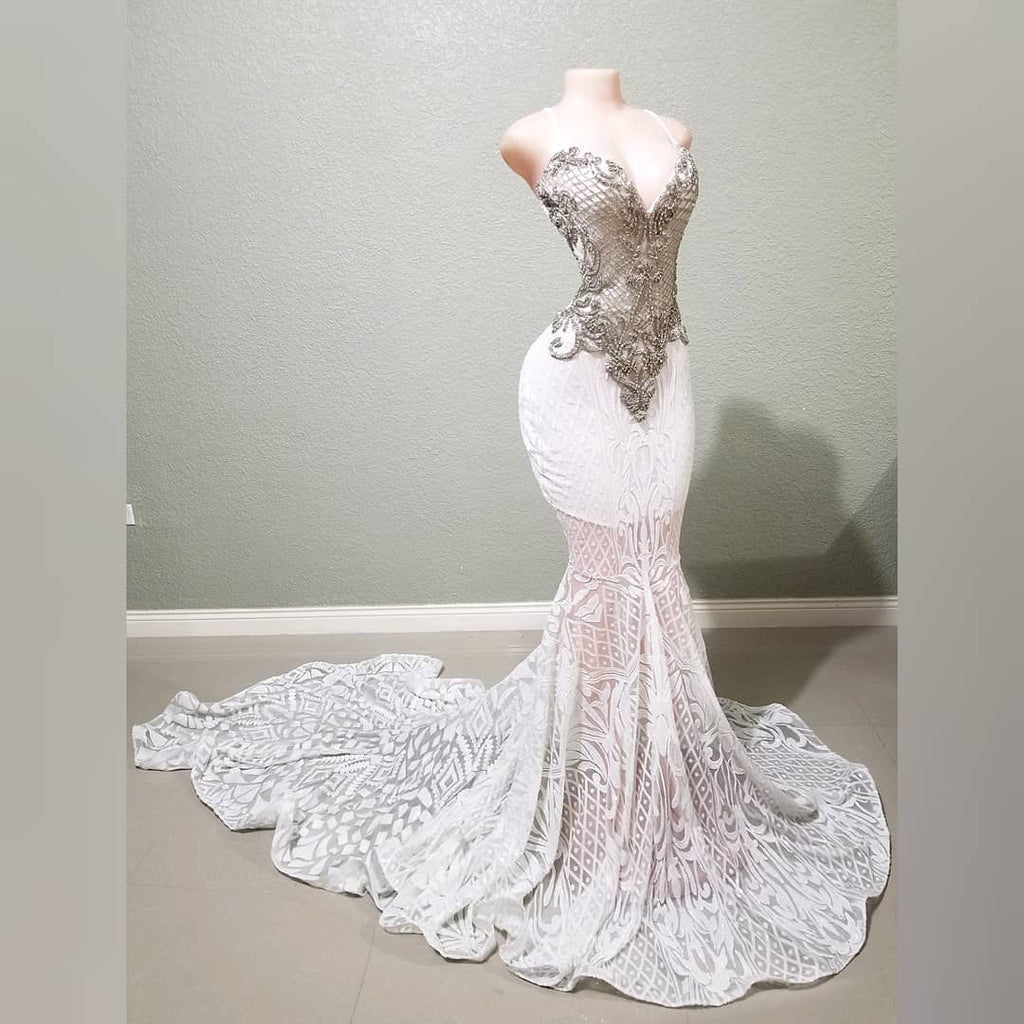 White Diamond Victoria wedding dress with straps