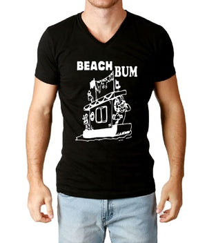 V-neck Beach bum t-shirt.