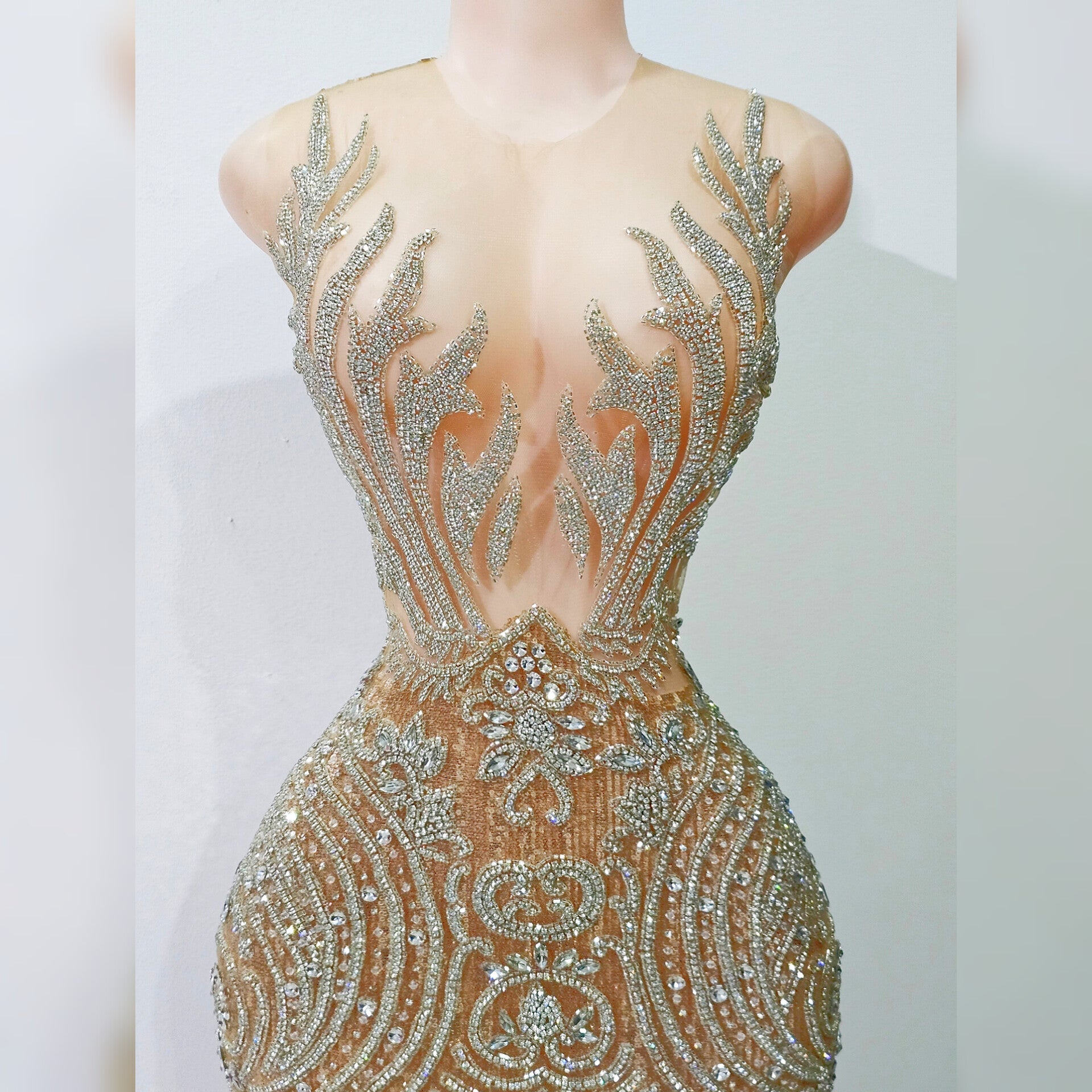 Rhinestone Cocktail Dress