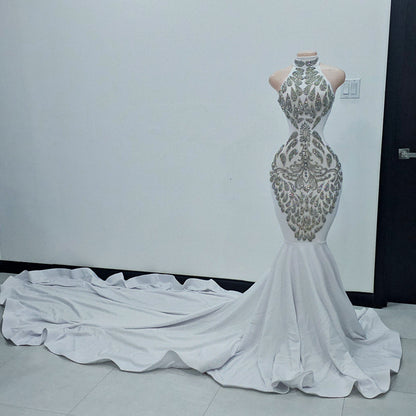 Rhinestone Wedding Gown