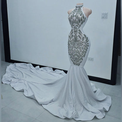 Rhinestone Wedding Gown