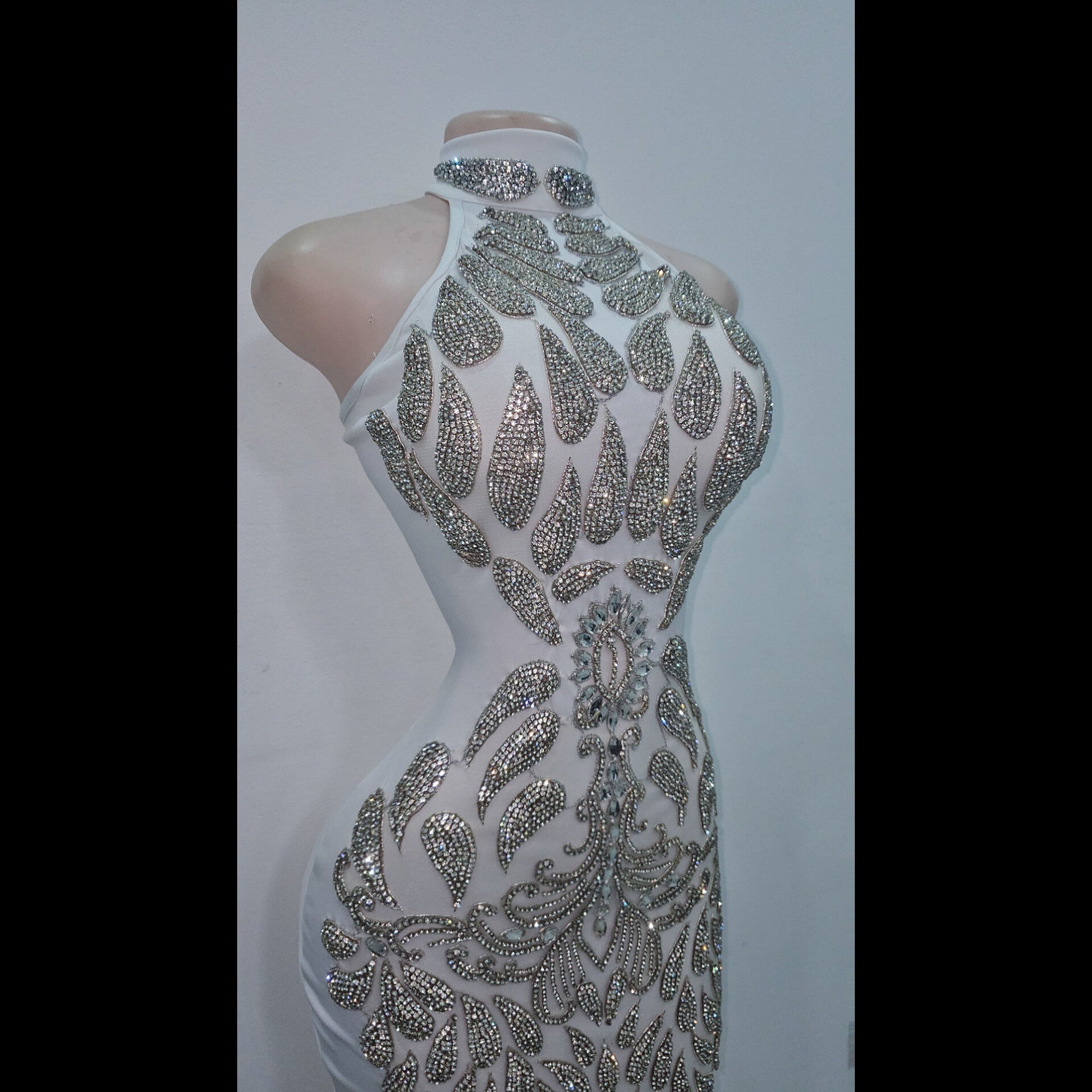 XO Vogue Rhinestone Wedding Gown