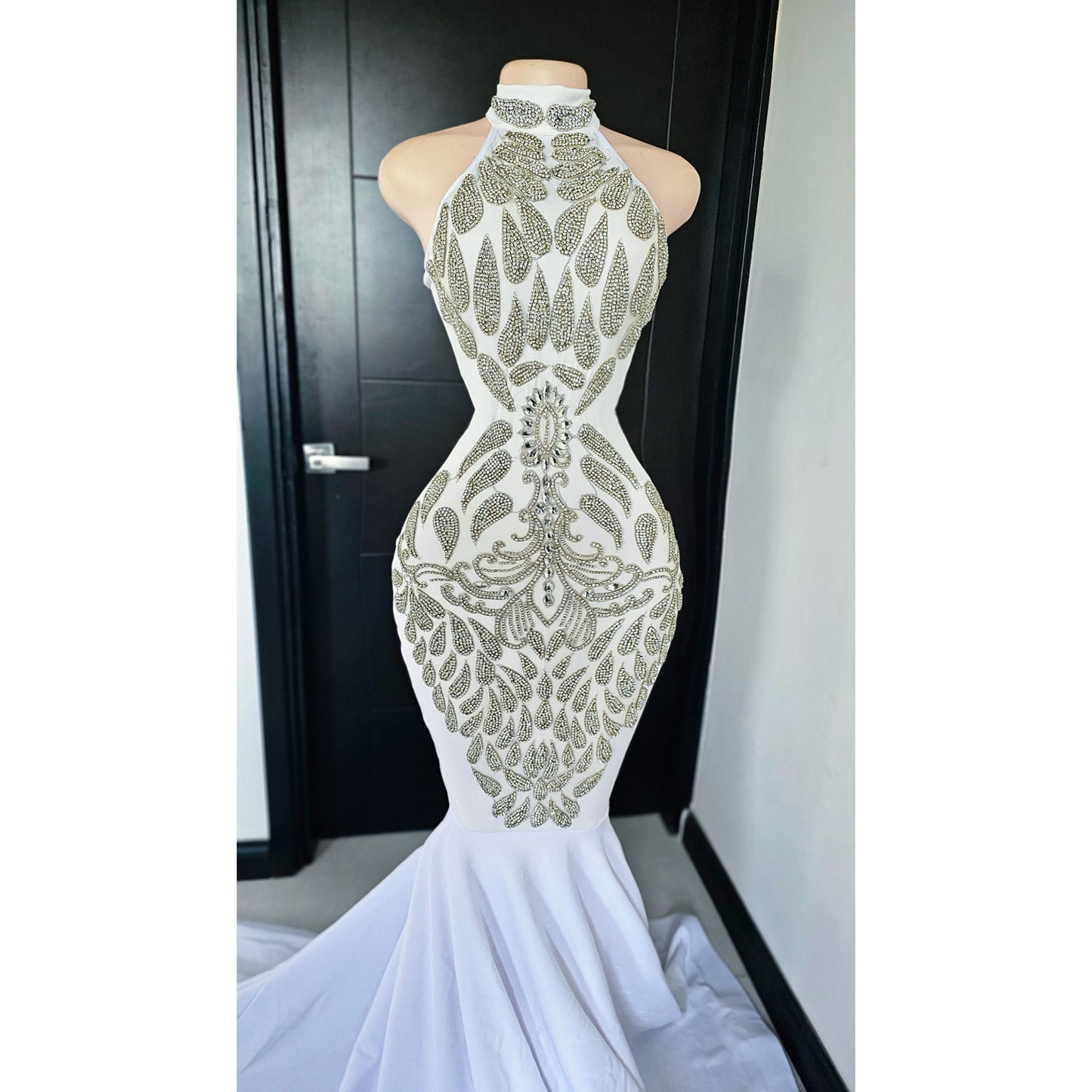 Rhinestone Wedding Gown