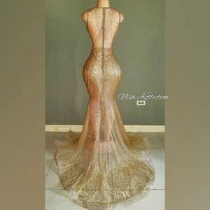 Gold Dynasty Mermaid Dress