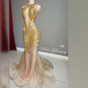 Gold Dynasty Mermaid Dress