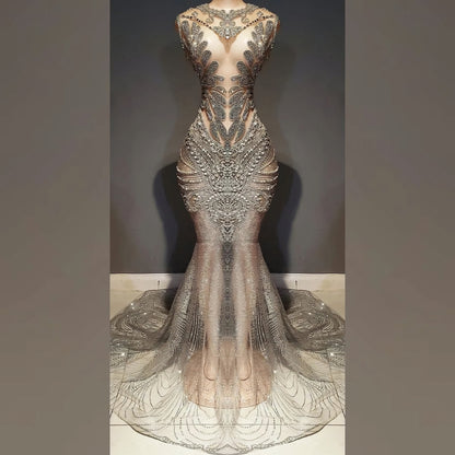 Naijah Rhinestone Mermaid Gown