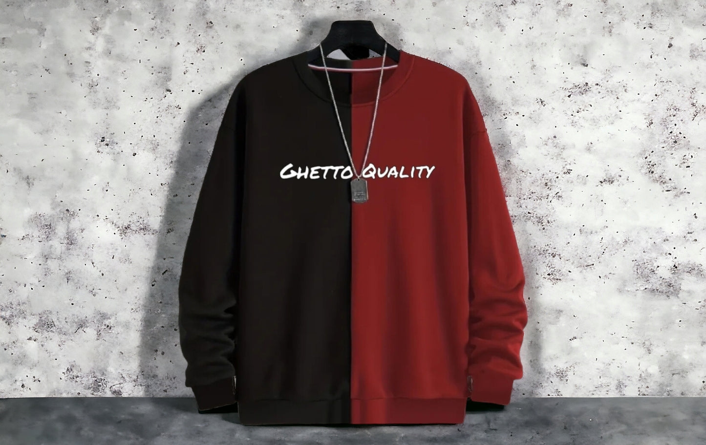 Nk ghetto quality long sleeve two colour tshirt
