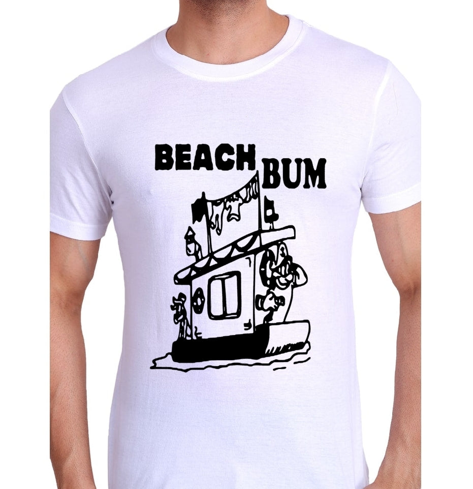 Round neck Beach bum t-shirt