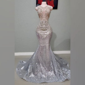 Rhinestone Mecca Mermaid Dress