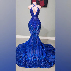 Blue Rhinestone Sequin Stella