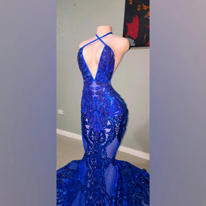 Blue Rhinestone Sequin Stella
