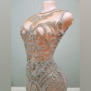 Diamond Asaran Rhinestone dress
