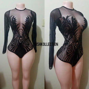 Sabrina sequin swimsuit
