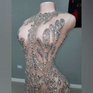 Diamond Phetish Feather Mermaid Dress
