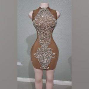 Zara Rhinestone mini dress